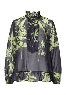 LOVE & DIVINE BLUSE, LOVE1457, GREEN LEAF